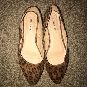 Maurices leopard flats.
